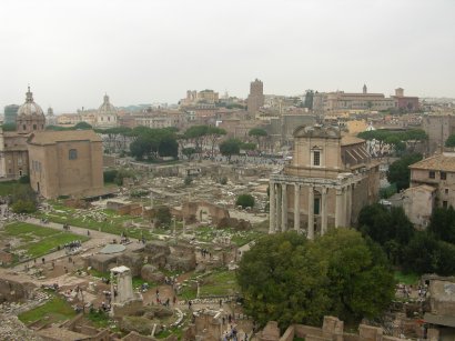 Blick auf das Forum Romanum